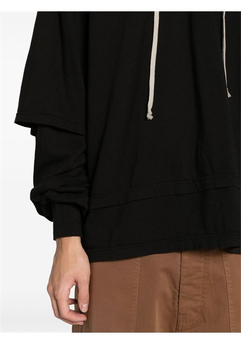 Black Hustler hooded sweatshirt - men - RICK OWENS DRKSHDW